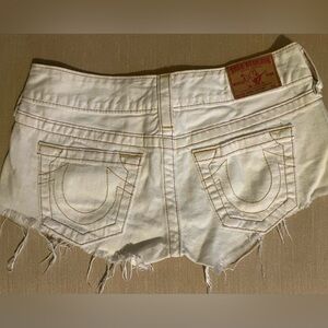 True religion cut off shorts size 26